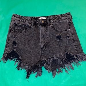 Forever 21 Los Angeles distressed Jean shorts
